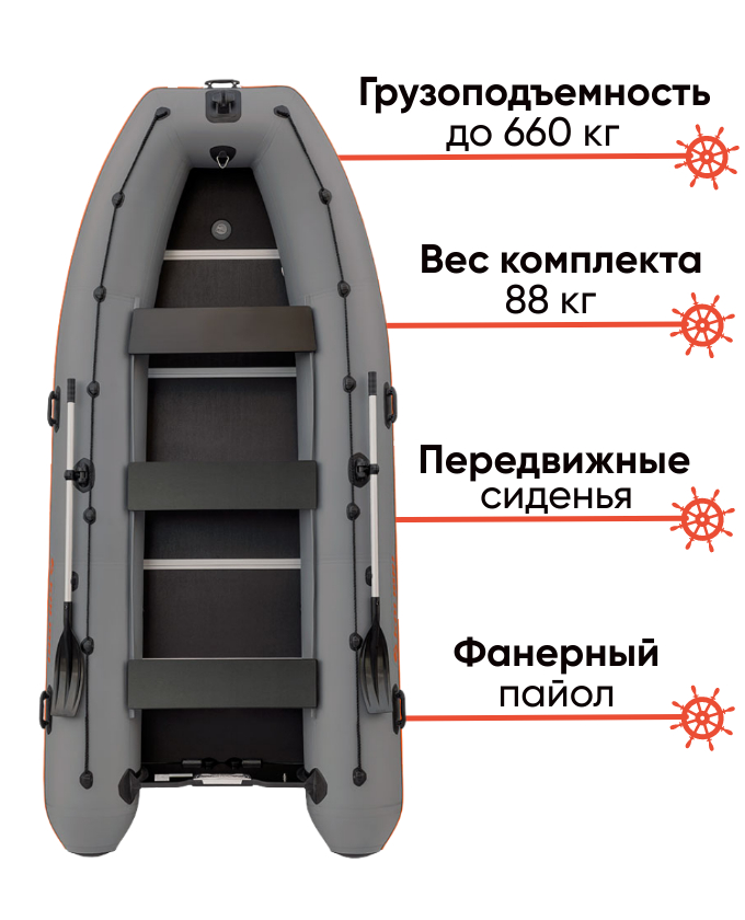Kolibri KM-400DSL с фанерным пайолом 